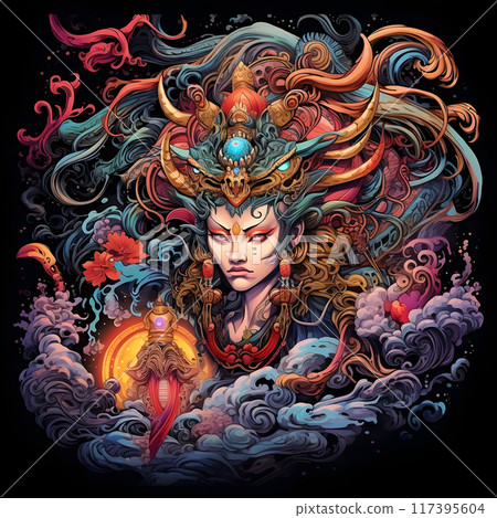Far East Mythology Fantasy AI Artwork 117395604