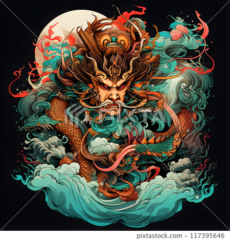 Far East Mythology Fantasy AI Artwork 117395646