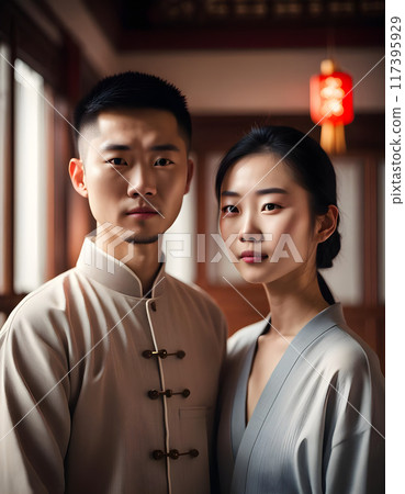 Young Asian Couple AI Photo Young Asian Couple AI Photo 117395929