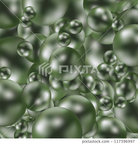 Green background from glossy balls. Template for presentation. Eps 10 Green background from glossy balls. Template for presentation. Eps 10 117396997