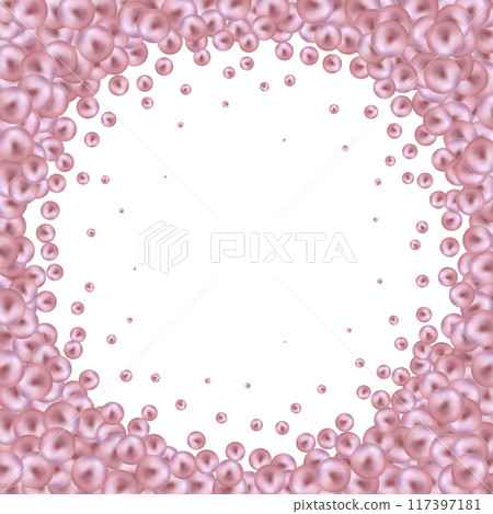 Balloon background. Presentation layout. Geometric pattern. Pink balls. Eps 10 117397181