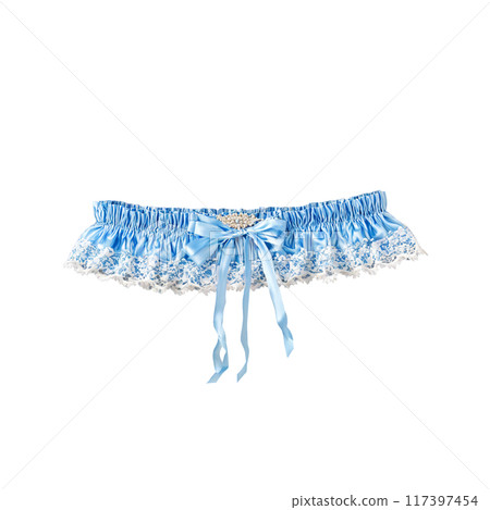 Sky blue lace garter serene and light capturing a gentle twist airy and delicate Sky blue lace garter serene and light capturing a gentle twist airy and delicate 117397454