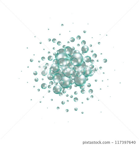 Blue abstract background. Photo frame made of colorful balloons. Design element. Eps 10 Blue abstract background. Photo frame made of colorful balloons. Design element. Eps 10 117397640