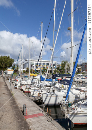 The Lorient Marina and the Congress Palace 117397854