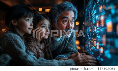 A Bridge to the Future - Digital Connects Smiles and Warmth 117398063