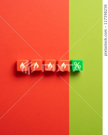 Burning discounts and offers. Exit from the debt pit, extinguish the financial fire. Extract income from the crisis. 117398256