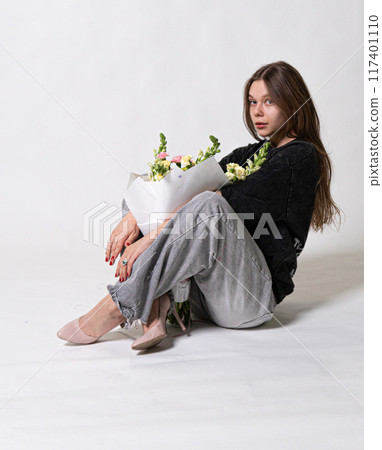 home background food cute cake child easter little girl concept flower holiday home background food cute cake child easter little girl concept flower holiday 117401110