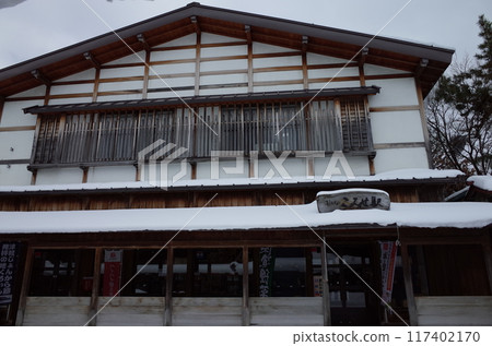 小見瀨車站的冬景_青森縣 小見瀨車站的冬景_青森縣 117402170