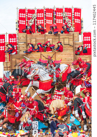 "Aomori Prefecture" Gorgeous float competition Hachinohe Sansha Taisai Summer 117402445