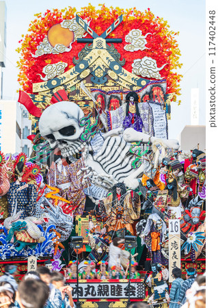 "Aomori Prefecture" Gorgeous float competition Hachinohe Sansha Taisai Summer "Aomori Prefecture" Gorgeous float competition Hachinohe Sansha Taisai Summer 117402448