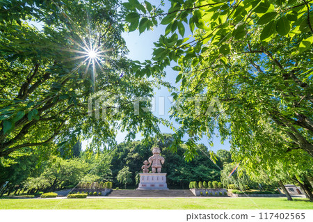 「青森縣」夏天/八戶公園的新綠景觀 八戶市 117402565