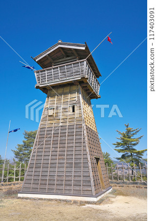 [中世紀的夢原（山城）] 岡山縣井原市美成町美山 117403091