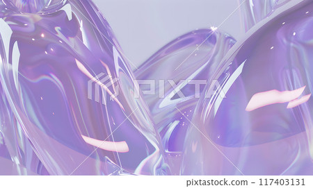 Modern Transparency - Y2K inspired pastel purple background 117403131