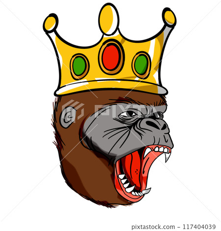 The Kong or gorilla animal concept png image. 117404039