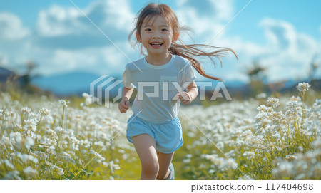 A girl who runs 117404698