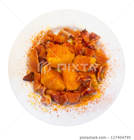 Pieces of pickled and boiled pork ears perfectly complement glass of dark beer. Pieces of pickled and boiled pork ears perfectly complement glass of dark beer. 117404795