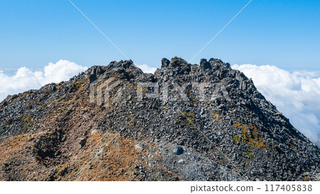 秋季攀登鳥海山：從菜子山眺望新山 117405838