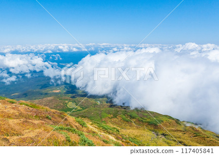 秋天攀登鳥海山：從菜子山眺望的景色 117405841