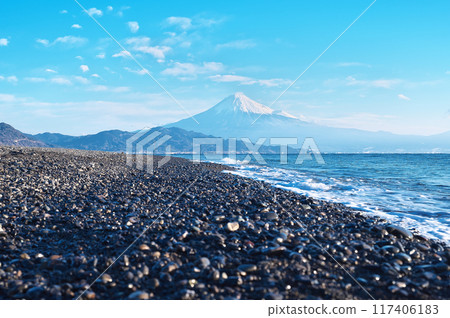 World Heritage Site: Mt. Fuji as seen from Miho no Matsubara 117406183