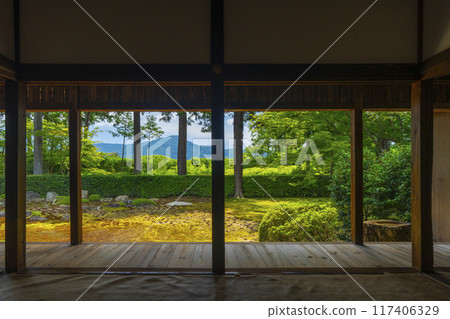 Summer in Kyoto Rakuhoku: Beautiful garden at Entsuji Temple Summer in Kyoto Rakuhoku: Beautiful garden at Entsuji Temple 117406329