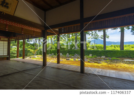 Summer in Kyoto Rakuhoku: Beautiful garden at Entsuji Temple Summer in Kyoto Rakuhoku: Beautiful garden at Entsuji Temple 117406337