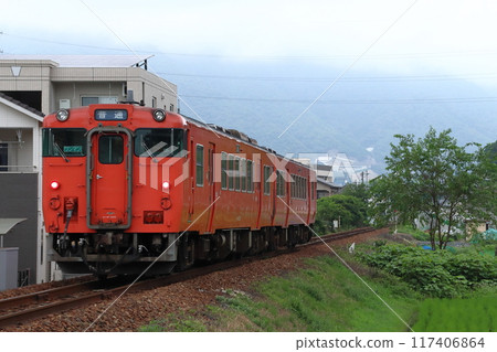 [JR-P] Geibi Line Kiha 47 (One-man regular train: Hiroshima⇔Miyoshi) 117406864