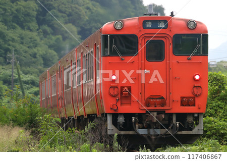 [JR-P] Geibi Line Kiha 47 (Local: Hiroshima⇔Miyoshi) 117406867