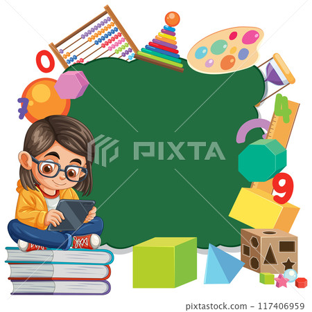 Child Learning with Educational Tools 117406959