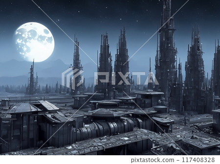 月球基地圖像插圖 月球基地圖像插圖 117408328