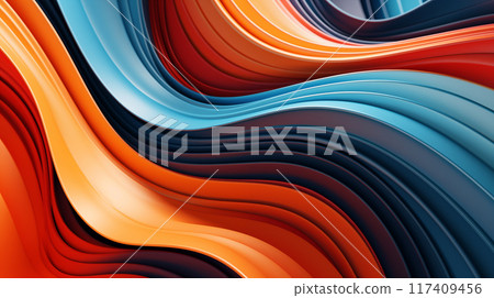 抽象艺术感3D动感渐变背景图片 117409456