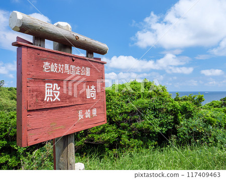 Scenery of Tonosaki in Tsushima City, Nagasaki Prefecture in summer 117409463
