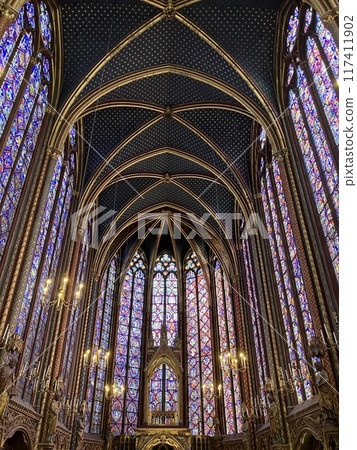 Sainte-Chapelle France Paris Europe 2023 Church Stained Glass 117411902