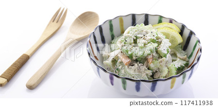 Salad with goya and tuna Salad with goya and tuna 117411938