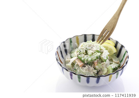 Salad with goya and tuna Salad with goya and tuna 117411939