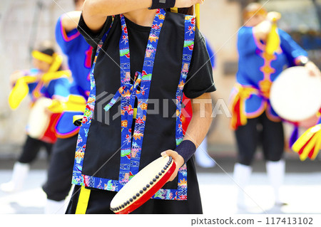 沖繩 Eisa 舞中的 Palanku 117413102