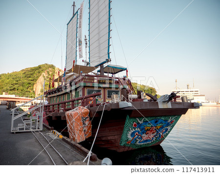 修復後的韓國特使艦 長崎縣對馬市 117413911