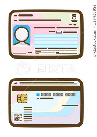 My Number Card (front and back) My Number Card (front and back) 117413952