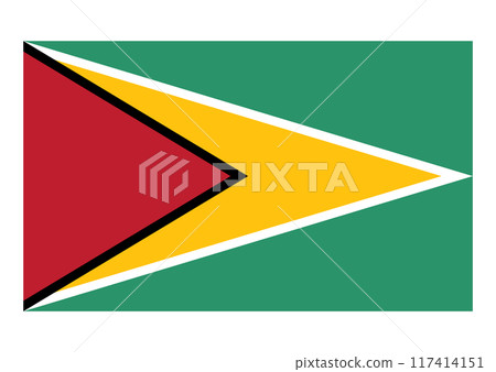 National flag Guyana National flag Guyana 117414151