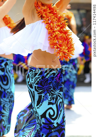 Nani Lei, a woman dancing the hula Nani Lei, a woman dancing the hula 117414498