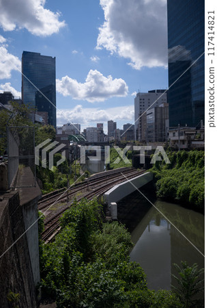 View of the Kanda River from Hijiri Bridge 117414821