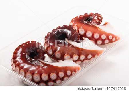 [Shizugawa Bay, Miyagi Prefecture] Steamed octopus 117414918