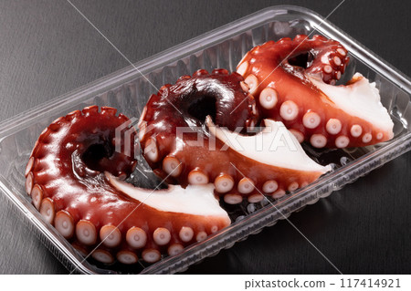 [Shizugawa Bay, Miyagi Prefecture] Steamed octopus 117414921