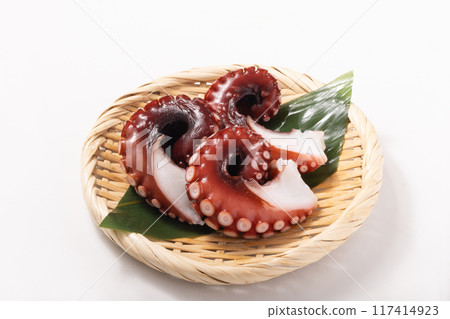 [Shizugawa Bay, Miyagi Prefecture] Steamed octopus 117414923
