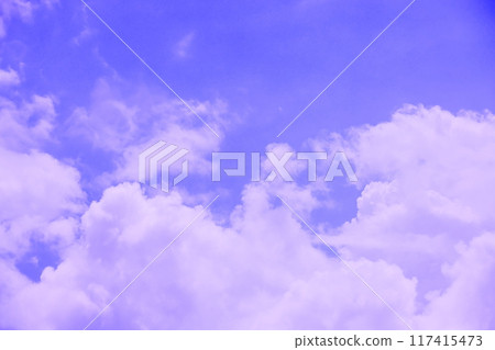 Blue sky with clouds (background material) Blue sky with clouds (background material) 117415473
