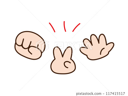 石頭剪刀布圖標集 117415517