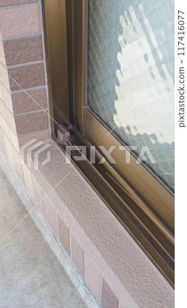 Aluminum sash and exterior wall (balcony) 117416077