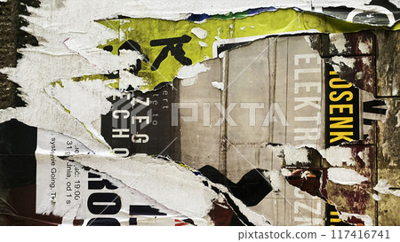 Collage of Old Colorful Posters. Ripped Torn Crumpled Paper. Wall Backdrop Placard Texture. Urban Street Posters Collage. Concert Posters Multilayered Seamless Loop Stop Motion Collage of Old Colorful Posters. Ripped Torn Crumpled Paper. Wall Backdrop Placard Texture. Urban Street Posters Collage. Concert Posters Multilayered Seamless Loop Stop Motion 117416741