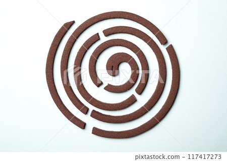 Mosquito coils of brown beads 117417273