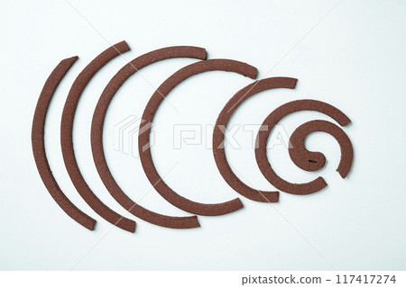 Mosquito coils of brown beads 117417274