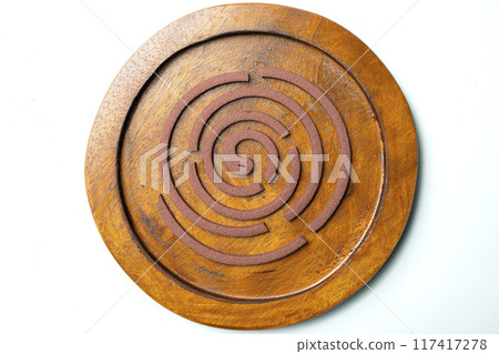 Mosquito coils of brown beads 117417278